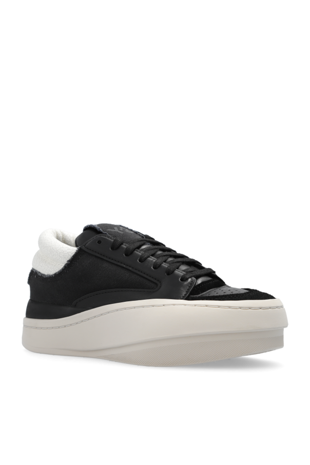 Sophie Yamamoto ブラック スニーカー　箱あり Yohji Yamamoto ヨウジヤマモト VESSEL C/BK CANVAS LOW TOP